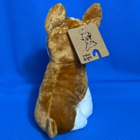 BRAND NEW ~ NWT  CORGI TYPE / HUSKY TYPE DOG PLUSH CHEW / PLAY TOY WITH SQUEAKER - Picture 8 of 16